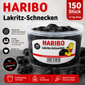 Haribo Lakritz Schnecken 150 Stück - 1,5 kg Dose