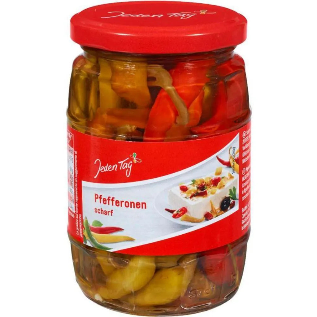 Jeden Tag Pfefferonen scharf 315g