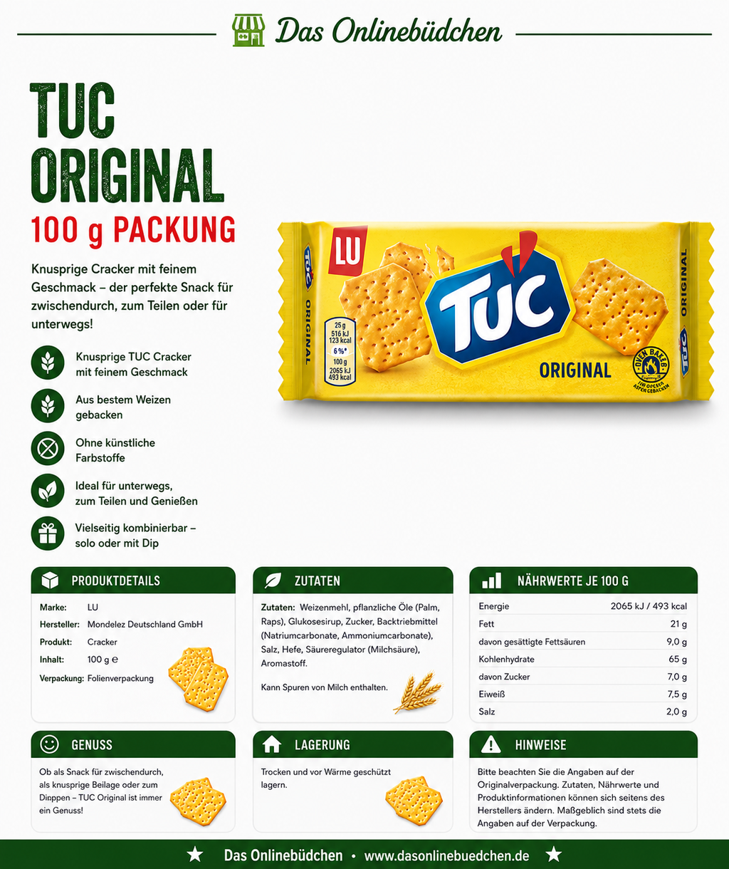 TUC Original - 100 g Packung