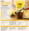 Pickerd Dekor Gourmet Vanille-Paste - 50 g Packung