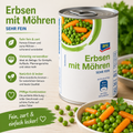 aro Erbsen mit Möhren sehr fein - 425 ml Dose
