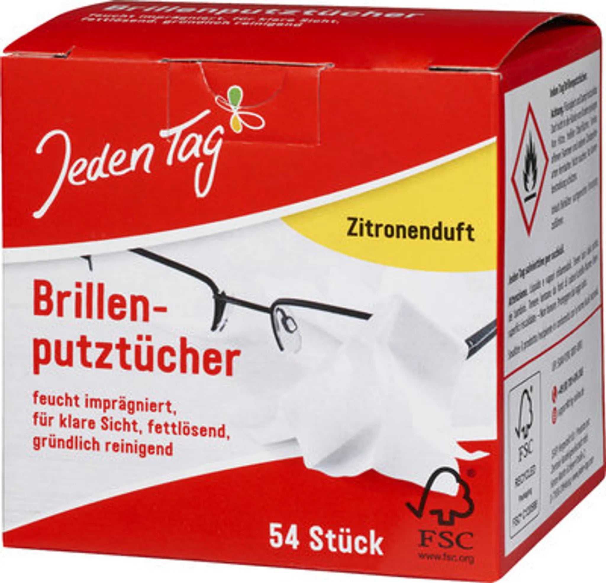 Jeden Tag Brillen-Putztücher (54 St)