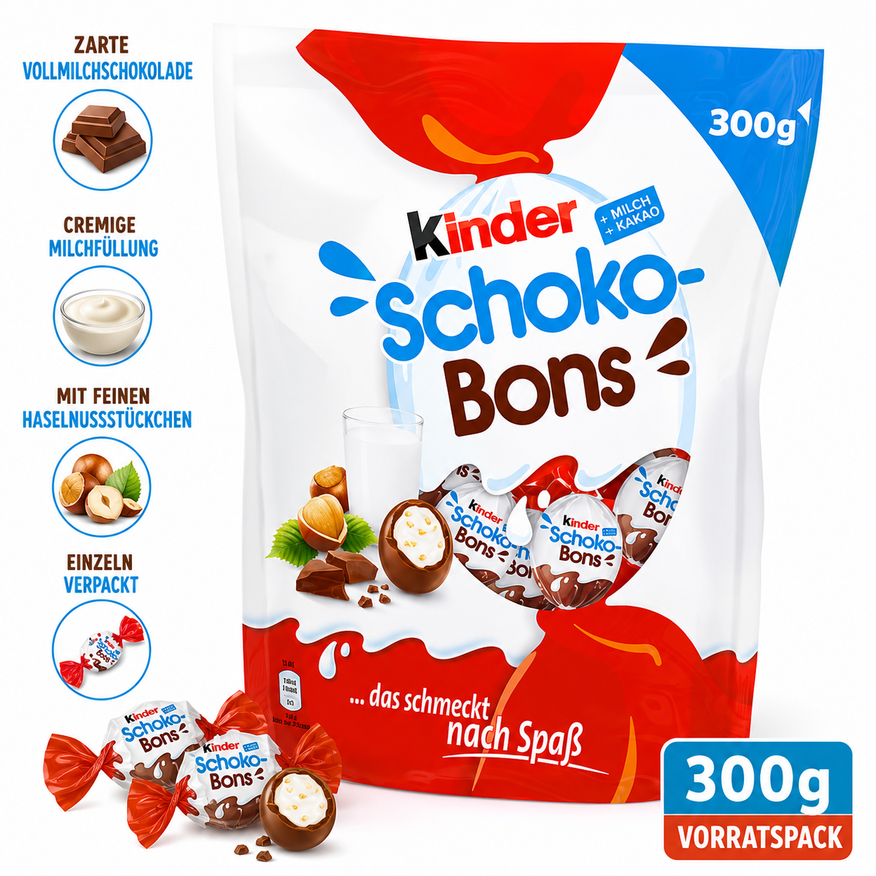 Kinder Schoko-Bons – 300 g Beutel
