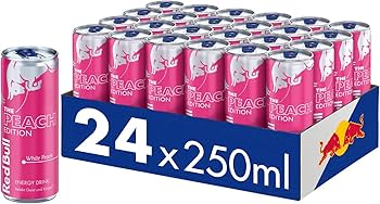 Red Bull Energy Drink Peach Edition White Peach Einweg - 24 x 250 ml Dose