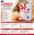aro Lychees leicht gezuckert – 580 ml Dose