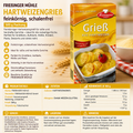 FRIEßINGER MÜHLE Hartweizengrieß feinkörnig, schalenfrei - 500 g