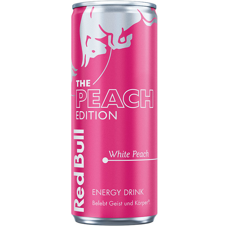 Red Bull Energy Drink Peach Edition White Peach Einweg - 24 x 250 ml Dose