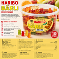 Haribo Bärli 150 Stück - 1,2 kg Dose