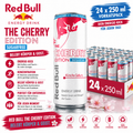 Red Bull Energy Drink Spring Edition Kirsche-Sakura Sugarfree Einweg – 24 × 250 ml Dosen