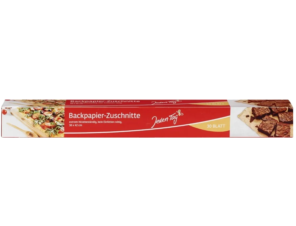 Jeden Tag Backpapierzuschnitte 30 Bögen