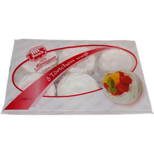 Busch Baiser Törtchen weiss Schaumgebäck 6er 75g
