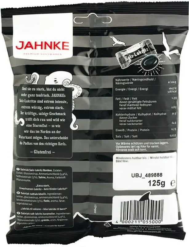 Jahnke Salz-Lakritz-Bonbons 125g