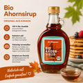 La Comtesse Bio Ahorn Sirup Kanada Grad A – 250 ml Flasche