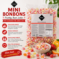 RIOBA Mini Bonbons Hartkaramellen mit Fruchtgeschmack - 3 kg