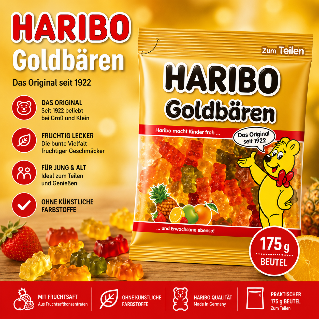 Haribo Goldbären 175g