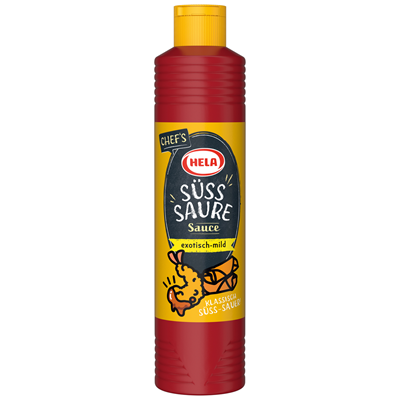Hela Süss Saure Sauce exotisch-mild - 800 ml Flasche