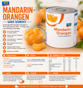 aro Mandarin-Orangen ganze Segmente – 850 ml Dose